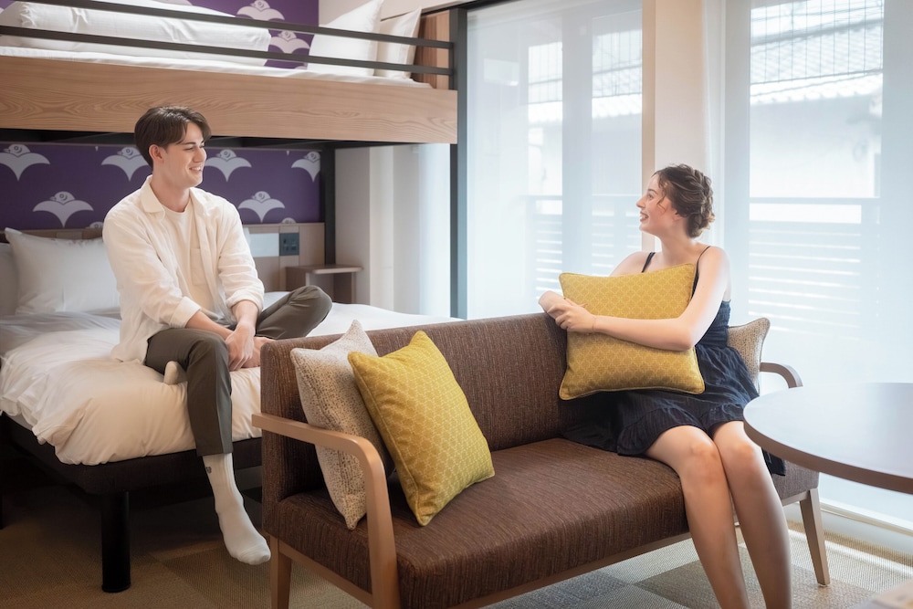 ダブル＆ロフトベッドルーム キッチン・洗濯機付き 禁煙 客室4 | 日和ステイ京都鴨川