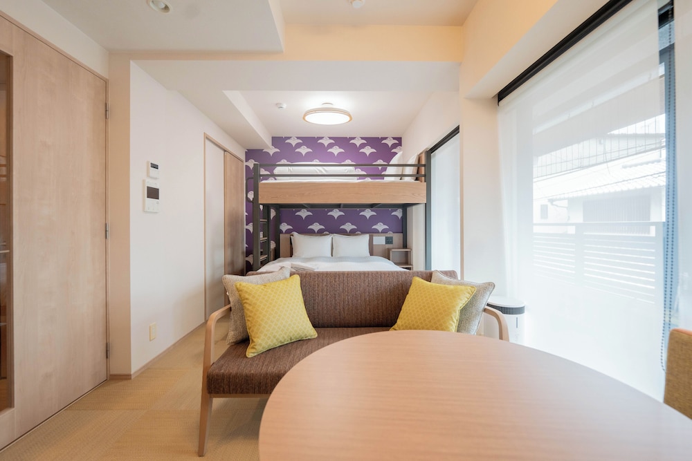 ダブル＆ロフトベッドルーム キッチン・洗濯機付き 禁煙 客室6 | 日和ステイ京都鴨川