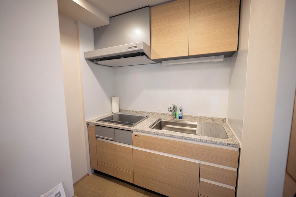 ツインルーム キッチン・洗濯機付き 禁煙 専用キッチン1 | 日和ステイ京都鴨川