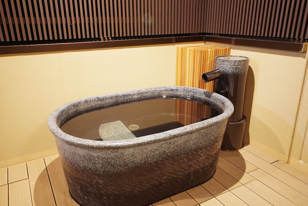 奥座敷付き特別室 [客室露天風呂] 禁煙 バスルーム0 | 京ごはんと露天風呂の宿 ゆのはな月や