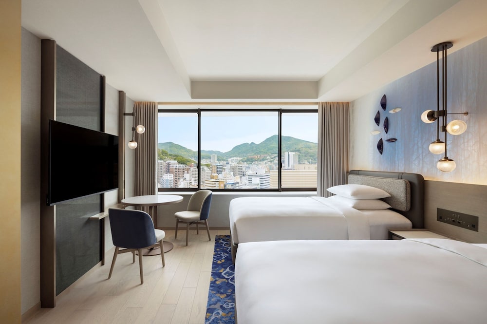 スタンダード ルーム ダブルベッド 2 台 シティビュー | 長崎マリオットホテル