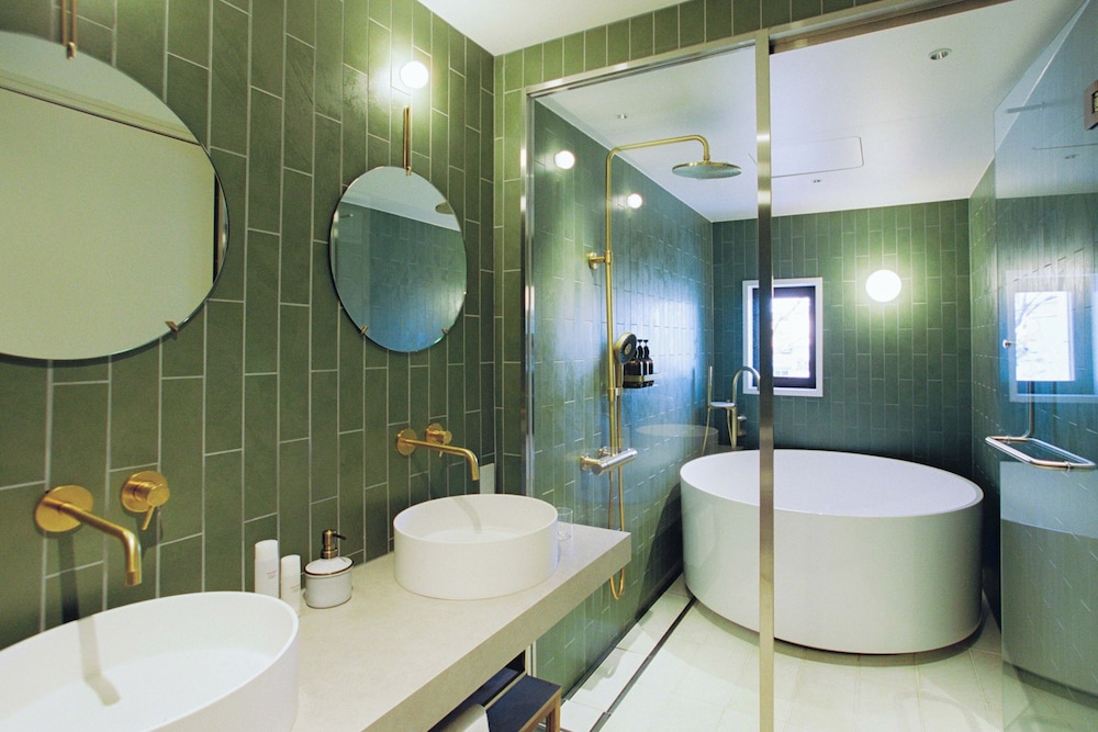 デザイン コンドミニアム ペットとの宿泊可 バスルーム1 | Portside Inn Hakodate