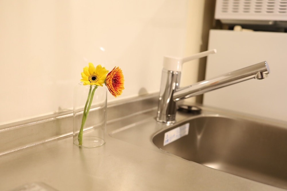 ベーシック ツインルーム 専用キッチン6 | Hotel the Point 清水五条