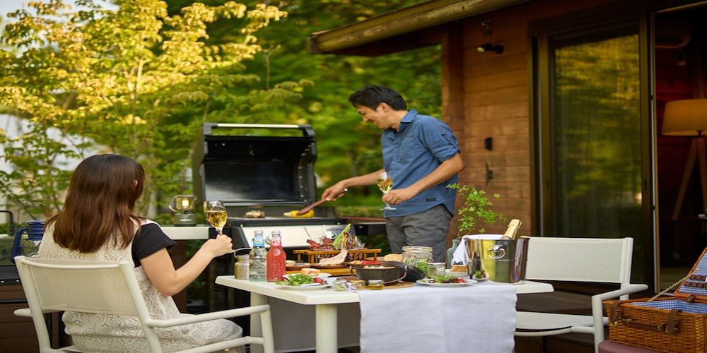 ベーシック キャビン テラス / パティオ0 | Sport & Do Resort リソルの森