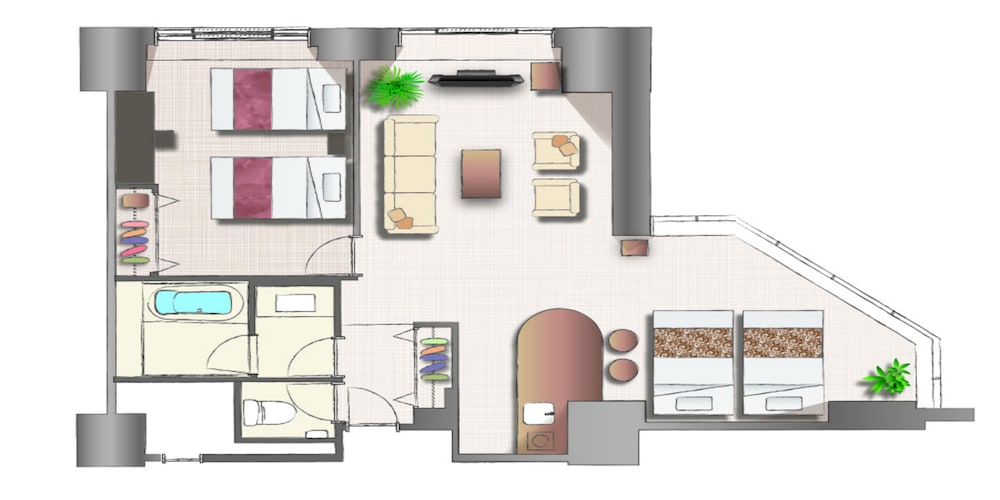 ラグジュアリー スイート 2 ベッドルーム 客室0 | Sport & Do Resort リソルの森