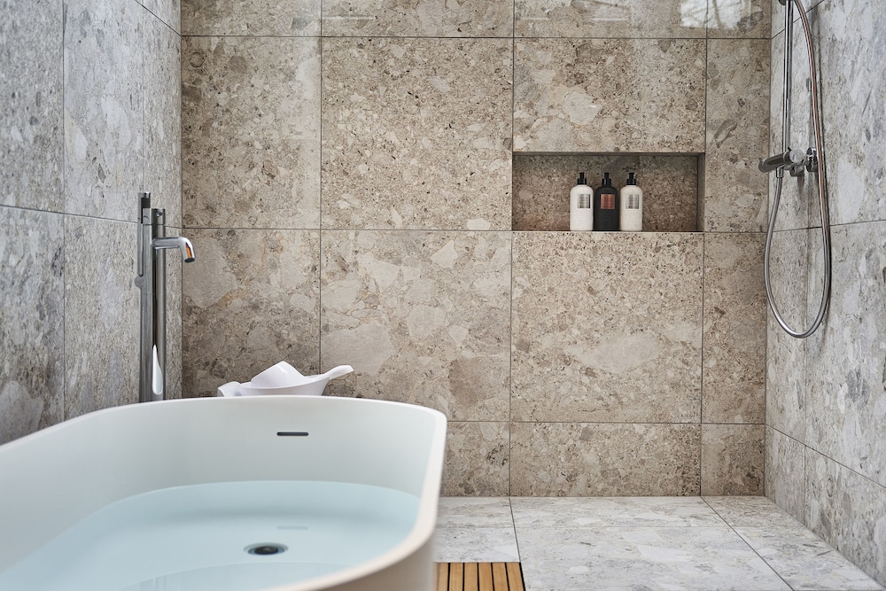 デラックス ツインルーム バスルーム0 | 山荘 天の里