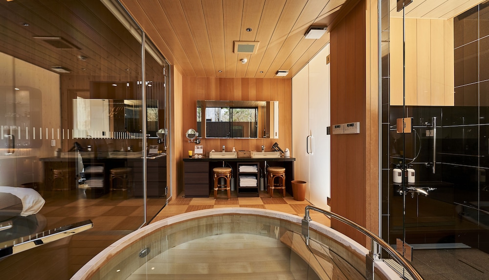 デザイン ツインルーム 1 ベッドルーム 禁煙 客室1 | 山荘 天の里