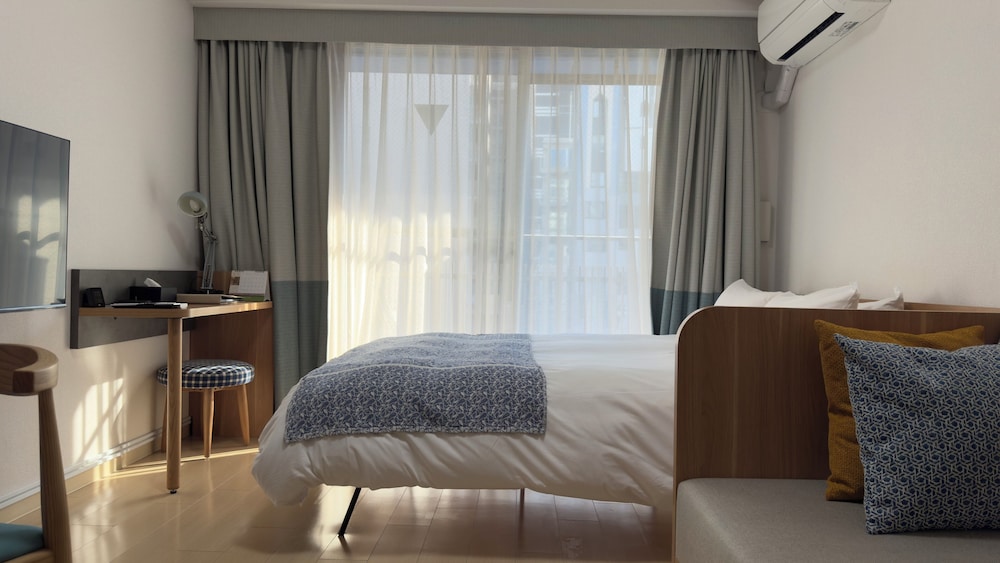 ダブルルーム602号室 禁煙 簡易キッチン (チェックイン22時まで / 毎日の清掃なし) 客室3 | yksi STAY & APARTMENT OSAKA