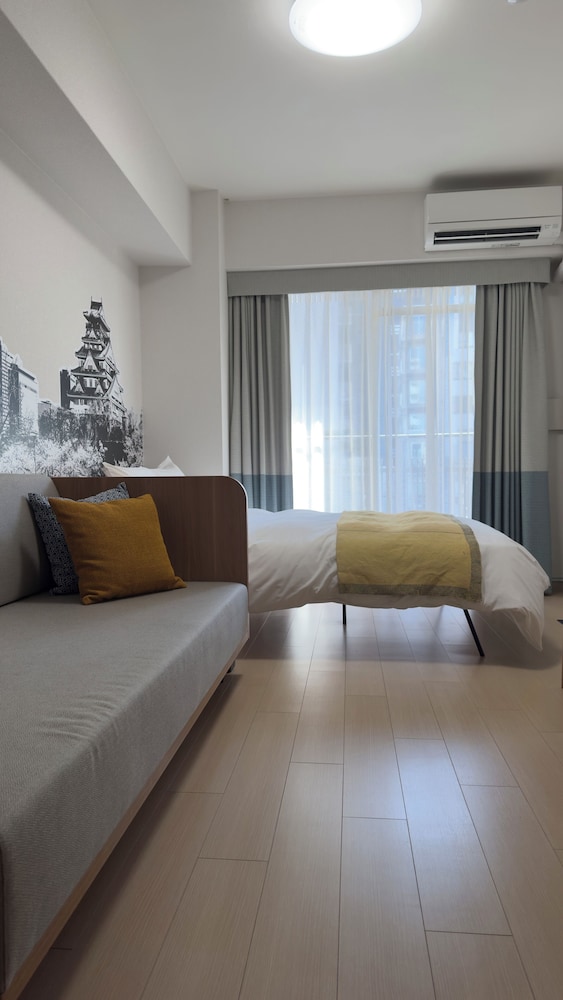 ダブルルーム501号室 禁煙 簡易キッチン (チェックイン22時まで / 毎日の清掃なし) | yksi STAY & APARTMENT OSAKA