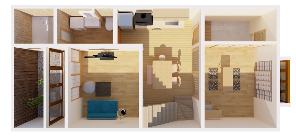 シティ ハウス フロアマップ0 | Shiki Homes Machiya Mei 町家明