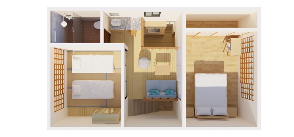 シティ ハウス フロアマップ1 | Shiki Homes Machiya Mei 町家明