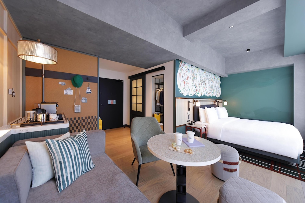 デラックス ルーム キングベッド 1 台 シティビュー 客室6 | キャプション by Hyatt なんば 大阪