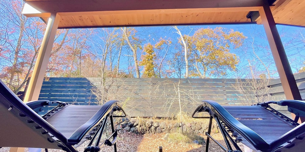 サウナ棟 テラス / パティオ5 | 軽井沢ハウスヴィラ