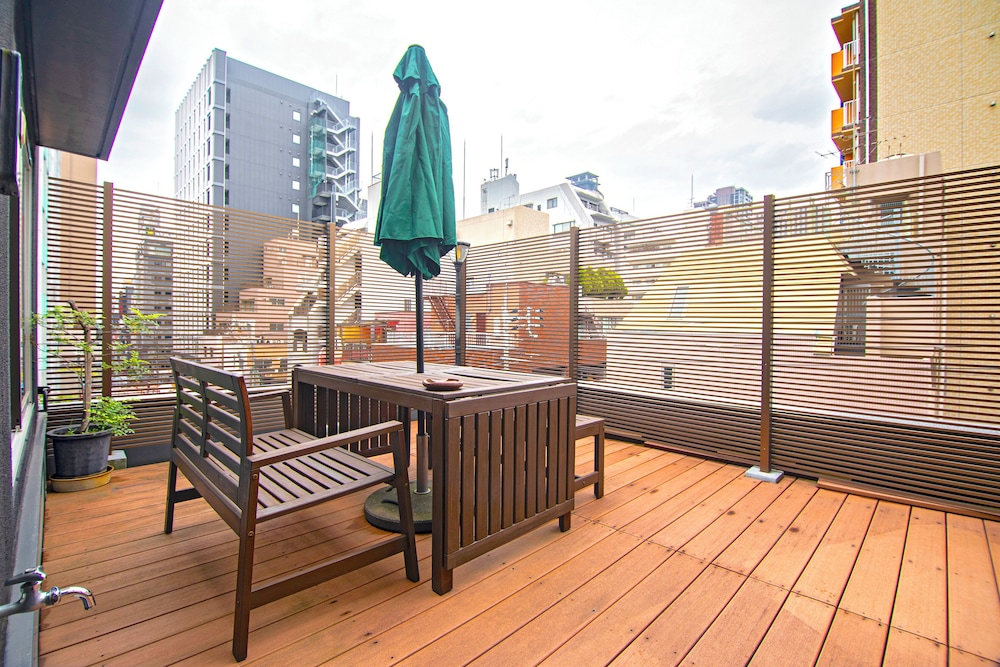 シティ 4 人部屋 テラス / パティオ1 | - WONZ HOTEL - Shinsaibashi Namba area