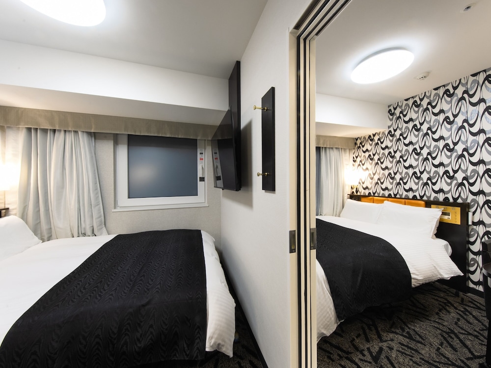 コネクティングダブルルーム (2ベッド) 全室禁煙 (眺望なし) | アパホテル & リゾート〈大阪なんば駅前タワー〉