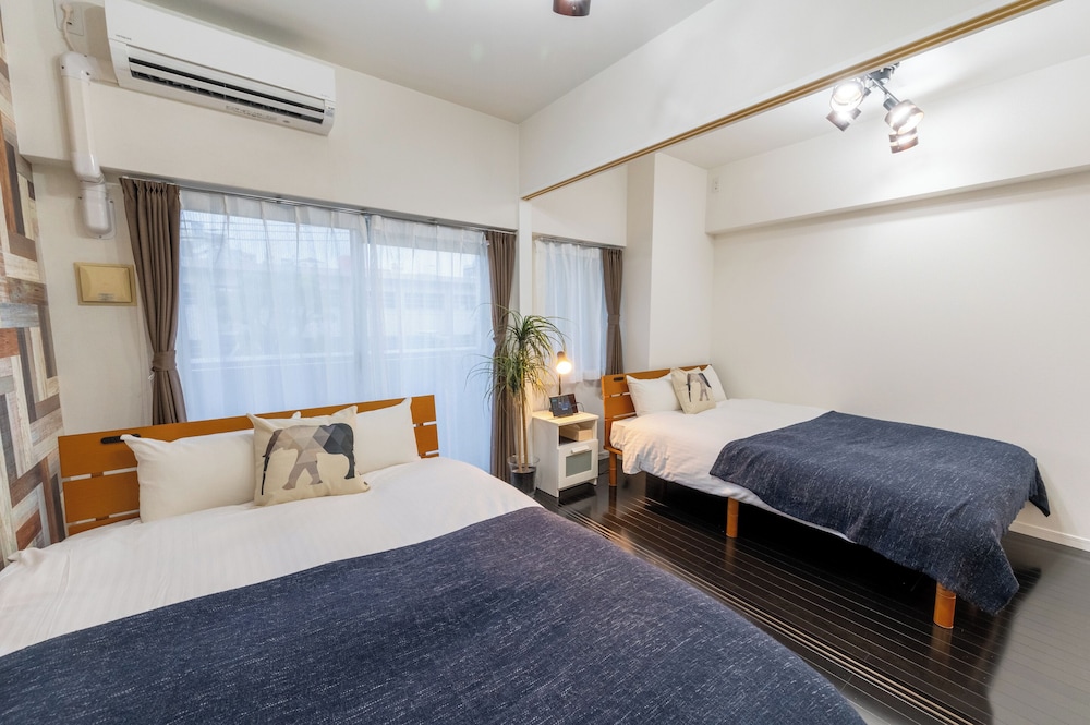 デラックス ツインルーム ダブルベッド 2 台 禁煙 キッチン | VIDA 博多