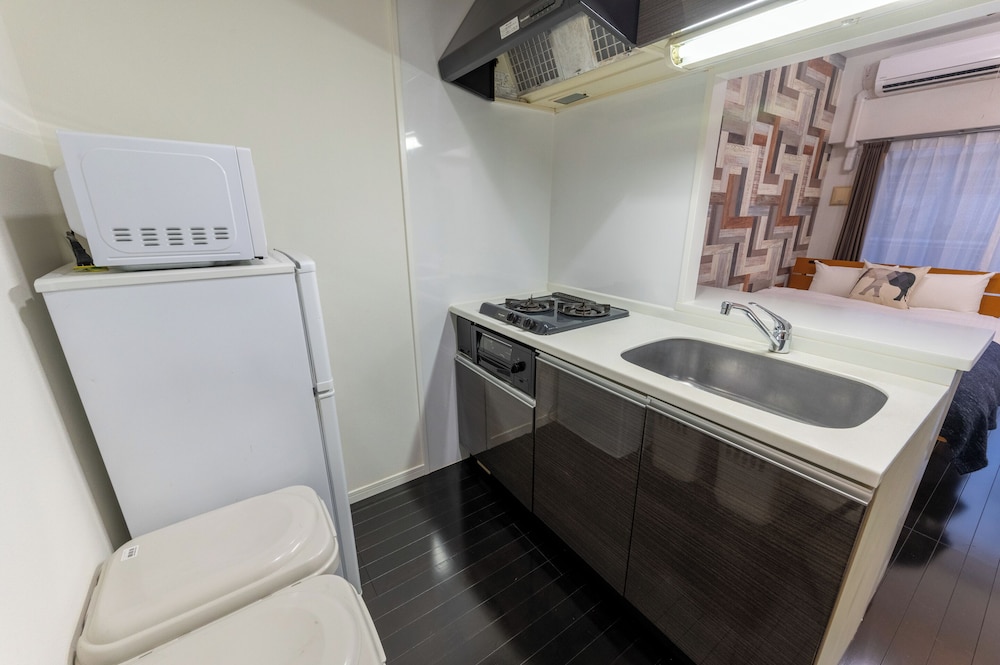 デラックス ツインルーム ダブルベッド 2 台 禁煙 キッチン 専用キッチン0 | VIDA 博多