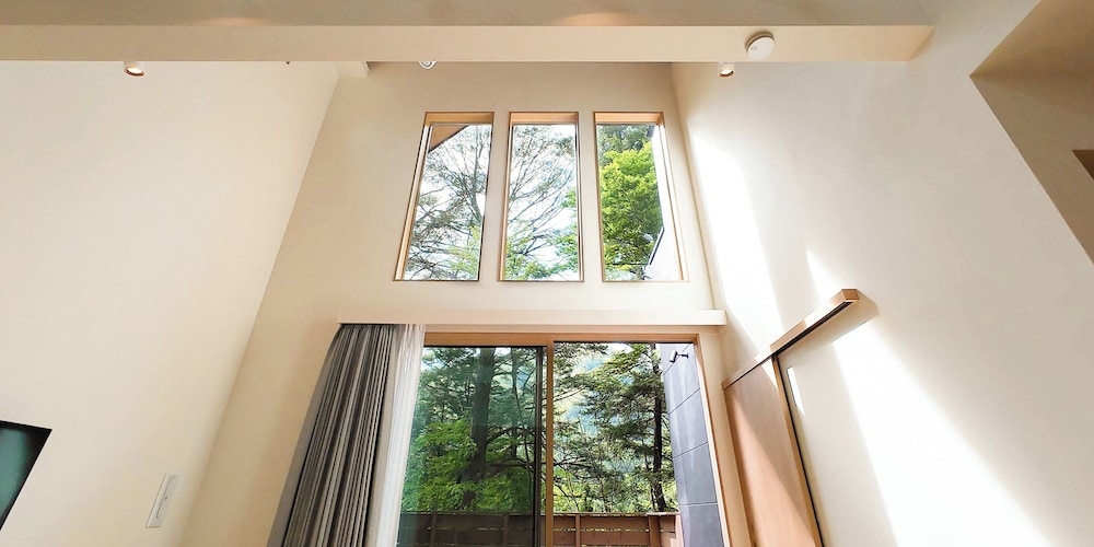 E type, 天然温泉, 岩盤浴ベッド [ヴィラ][ペット不可]（6名定員） 客室9 | Rakuten STAY VILLA 鬼怒川リバーサイド