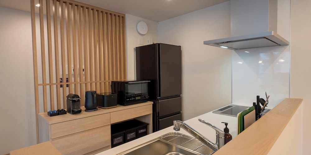 F type, 天然温泉, 岩盤浴ベッド [ワンフロア][ペット不可]（8名定員） 専用キッチン0 | Rakuten STAY VILLA 鬼怒川リバーサイド