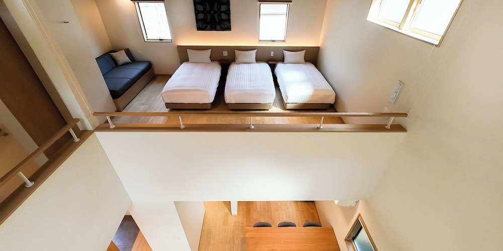 E type, 天然温泉, 岩盤浴ベッド [ヴィラ][ペット不可]（6名定員） 客室10 | Rakuten STAY VILLA 鬼怒川リバーサイド