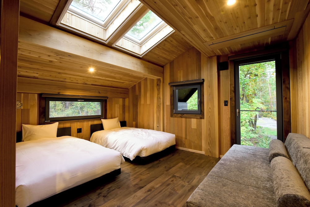 デラックス シャレー マウンテンビュー 客室2 | Fountainhead Hakuba