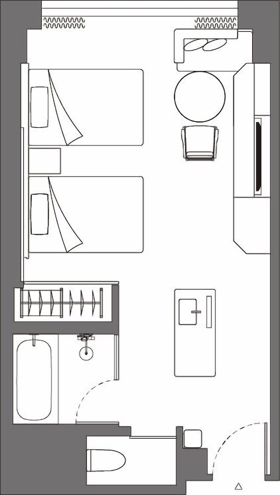 シーニック ツイン ダブルベッド 2 台 禁煙 | 大阪ステーションホテル オートグラフ コレクション