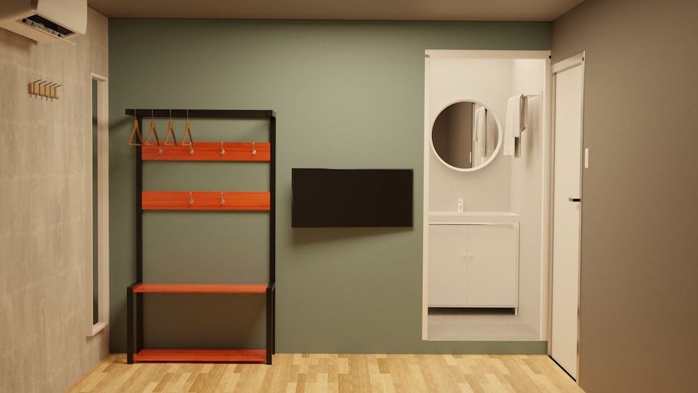 クラシック ダブルルーム ダブルベッド 1 台 禁煙 専用バスルーム 客室4 | My Home Inn Sennan Onosato