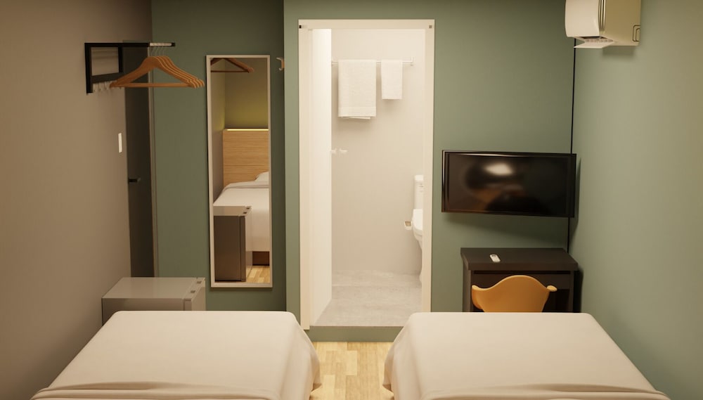 クラシック ツインルーム シングルベッド 2 台 禁煙 専用バスルーム 客室2 | My Home Inn Sennan Onosato