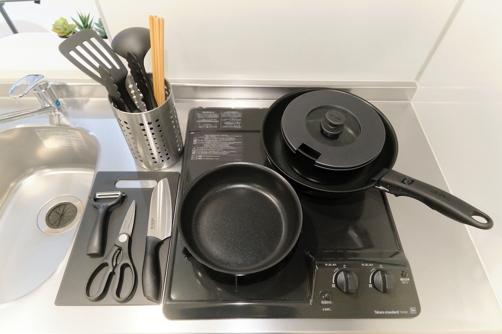 B/2名収容 禁煙 専用キッチン1 | Hotel Dieu Nakanobu by Tranova