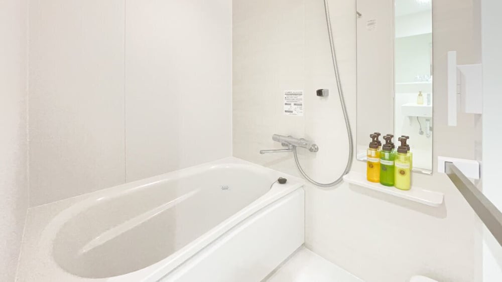 デラックス ダブルルーム (1 名様利用) ダブルベッド 1 台 禁煙 浴槽 バスルーム0 | ホテルグリーンコア 坂東