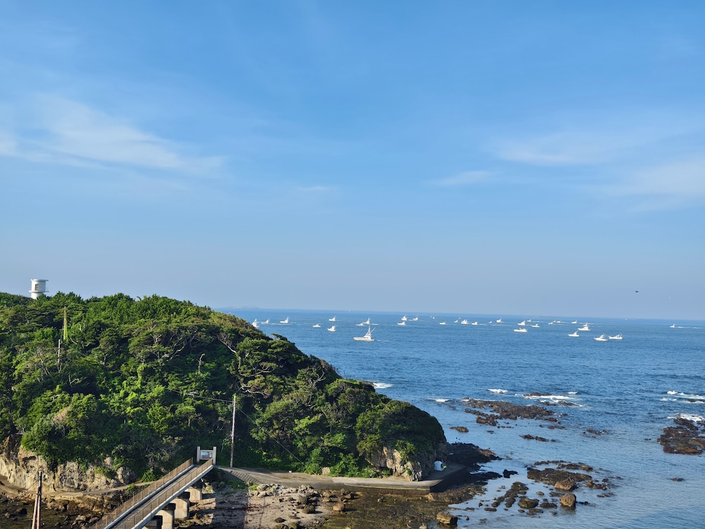 本館502〜604オーシャンビュー10畳和室 禁煙 ビーチ / オーシャン ビュー1 | 博海温泉ホテル