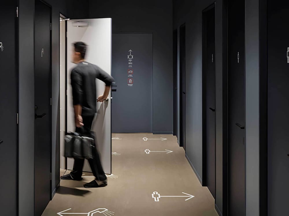 男性向けカプセル2名+睡眠レポート (いびき・無呼吸など) 禁煙 バスルーム1 | ナインアワーズ品川駅スリープラボ for men