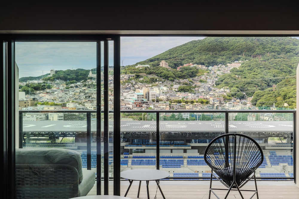 スタンダードスタジアムビューエキサイティングツインルーム 禁煙 部屋からの景観0 | スタジアムシティホテル長崎