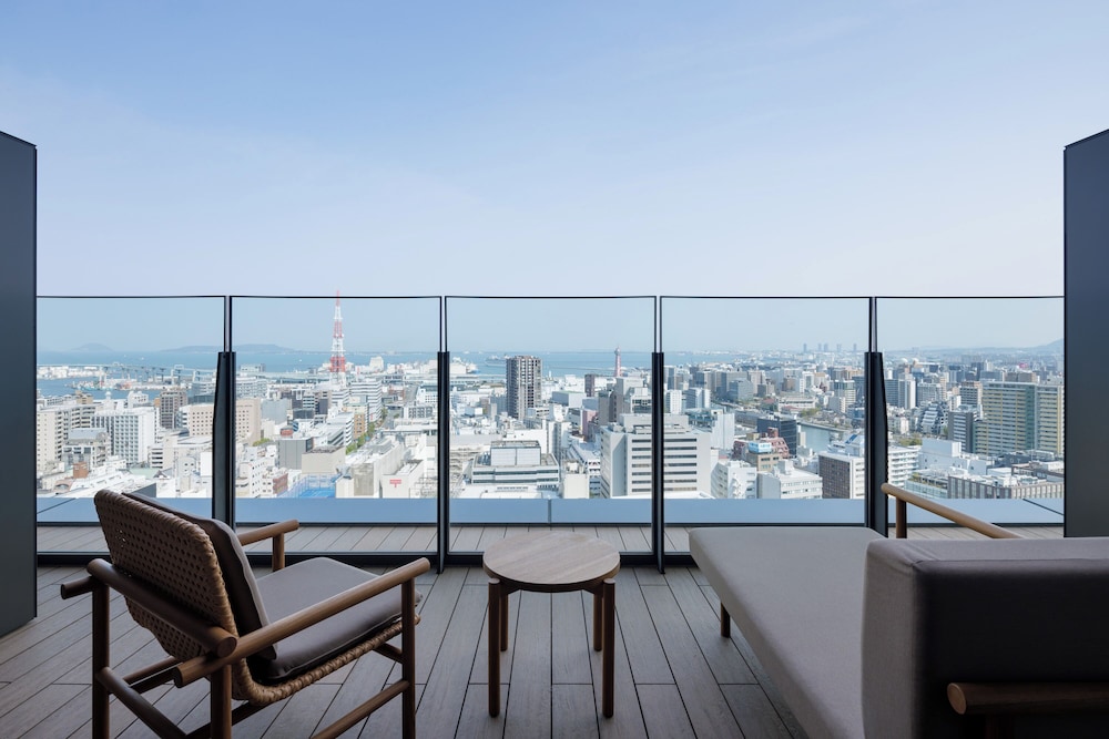 シティ ツインルーム 禁煙 ハーバービュー バルコニーからの眺望0 | ONE FUKUOKA HOTEL