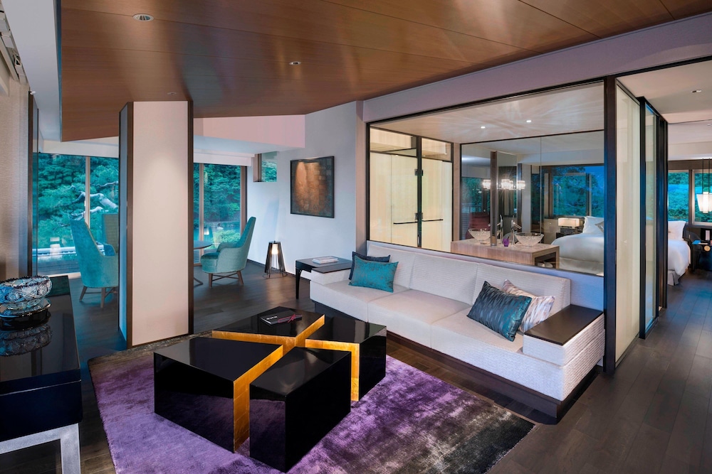 プレジデンシャル スイート 1 ベッドルーム 禁煙 バルコニー | 翠嵐 ラグジュアリーコレクションホテル 京都