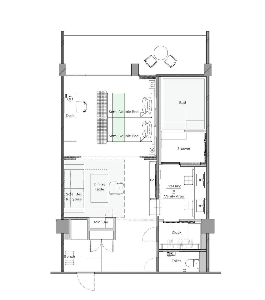 ジュニア ルーム 客室2 | sankara hotel&spa 屋久島