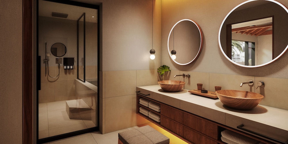 デラックス ヴィラ バスルーム0 | sankara hotel&spa 屋久島