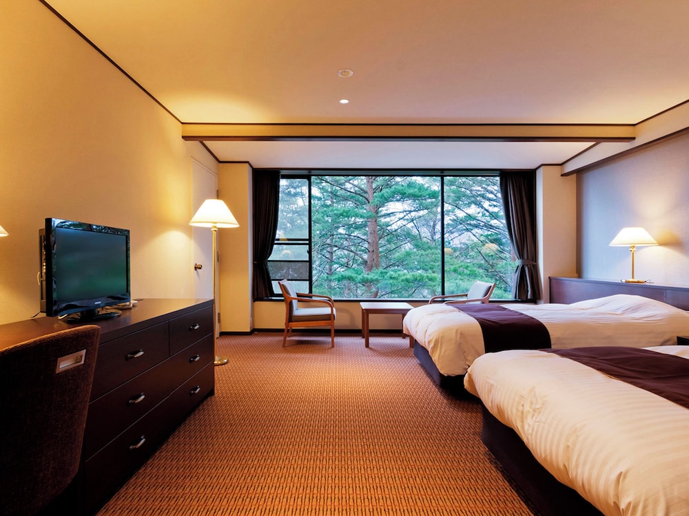 松林側洋室ツインベッドルーム [ネット限定] 禁煙 | 浄土ヶ浜パークホテル