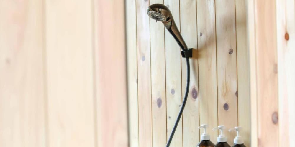 和風ツインルーム バスルーム1 | 文化財のお宿 千歳楼