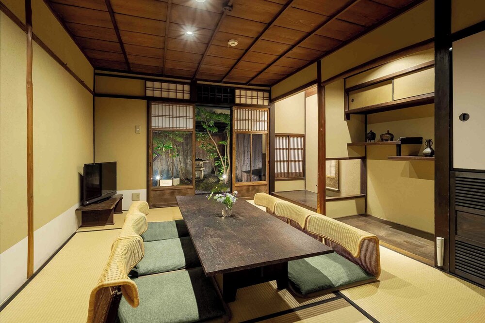 トラディショナル ハウス 2 ベッドルーム キッチン ガーデンビュー 客室12 | Konoha Yura Machiya House