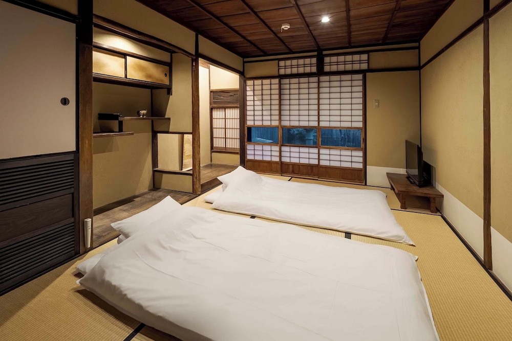 トラディショナル ハウス 2 ベッドルーム キッチン ガーデンビュー 客室12 | Konoha Yura Machiya House