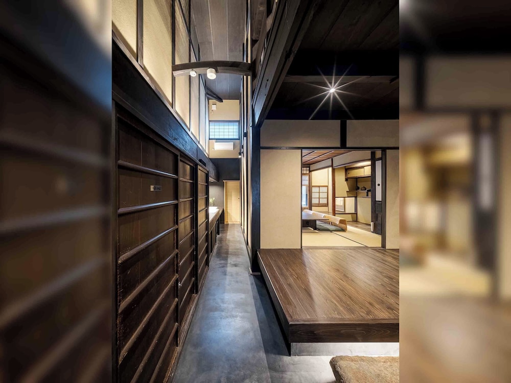 トラディショナル ハウス 2 ベッドルーム キッチン ガーデンビュー 客室3 | Konoha Yura Machiya House