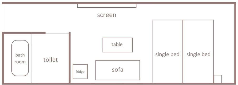 スタンダード ルーム フロアマップ0 | Minn STATION Ai Nagoya