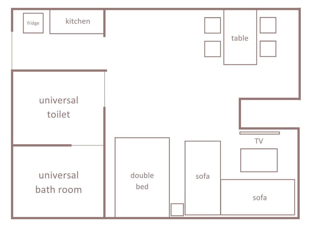 エコノミールーム フロアマップ0 | Minn STATION Ai Nagoya