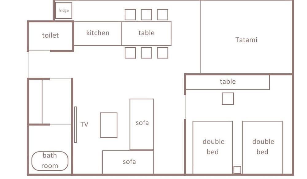 デラックス ルーム フロアマップ0 | Minn STATION Ai Nagoya