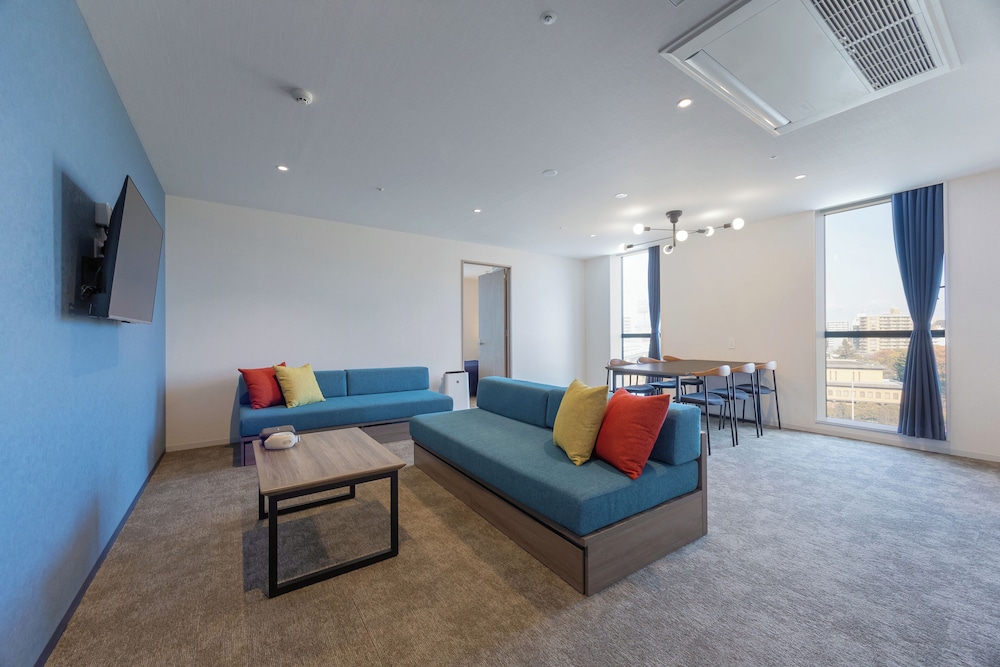 デラックス アパートメント リビング エリア2 | Minn STATION Ai Nagoya