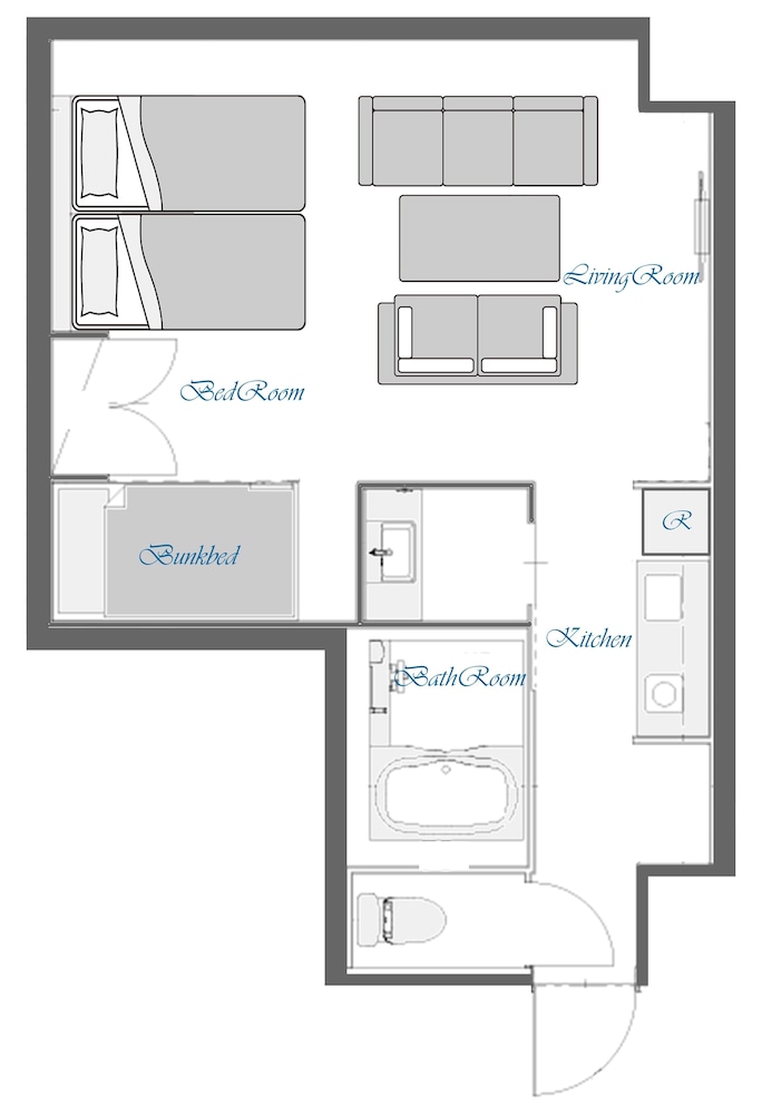 デラックスルーム (二段ベッド付) 禁煙 客室14 | KOKO HOTEL Residence 京都 二条城