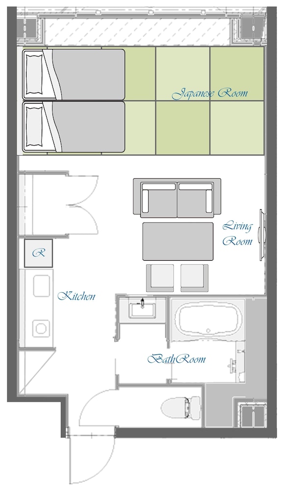デラックスジャパニーズルーム (和洋室) 禁煙 客室12 | KOKO HOTEL Residence 京都 二条城
