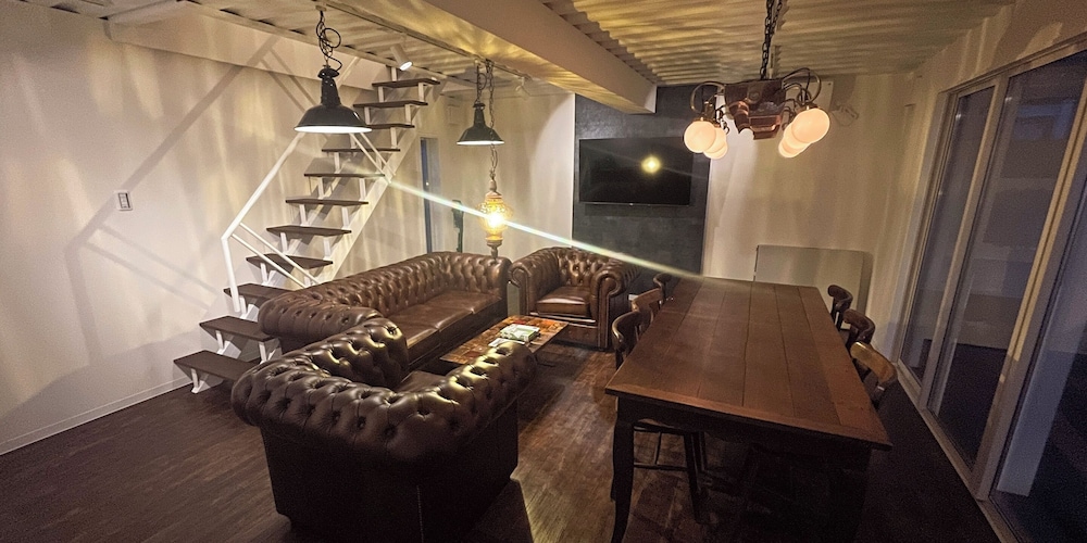 Villa A棟 リビングルーム1 | VAMOS Villa 徳之島