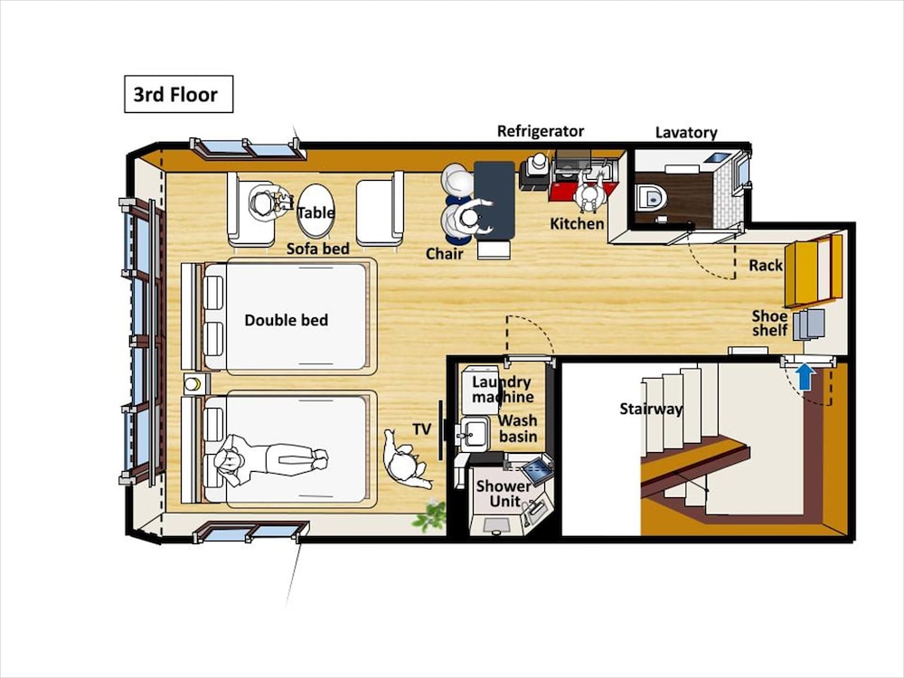 スタンダード アパートメント 客室19 | 新橋HOTEL将